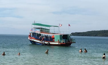 Bateau cambodgien à Sihanoukville