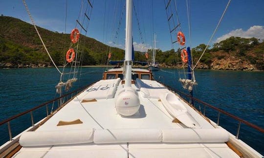 98' Sailing Gulet to cruise in Turkey