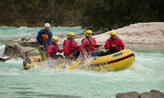 Rafting in Čezsoča, Slovenia