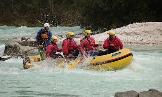 Rafting in Čezsoča, Slovenia