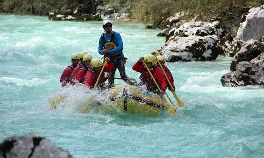 Rafting in Čezsoča, Slovenia