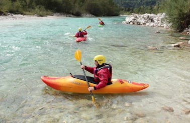 Kayak in Čezsoča, Slovenia