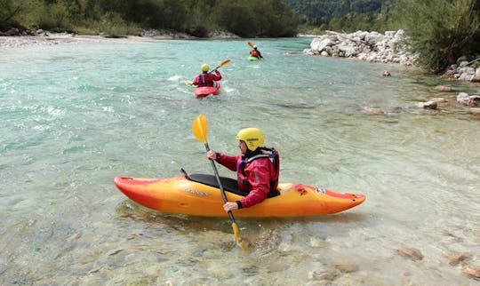 Kayak in Čezsoča, Slovenia