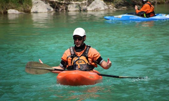 Kayak in Čezsoča, Slovenia