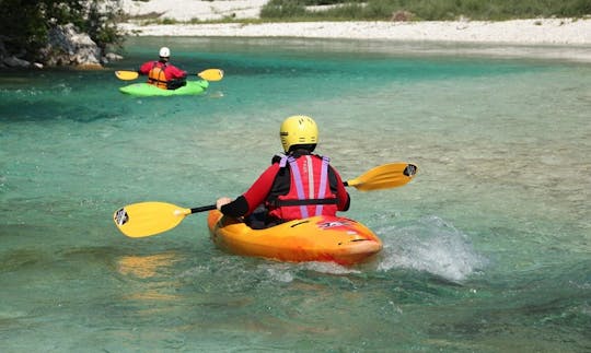 Kayak in Čezsoča, Slovenia