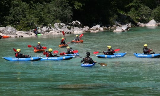 Kayak in Soča