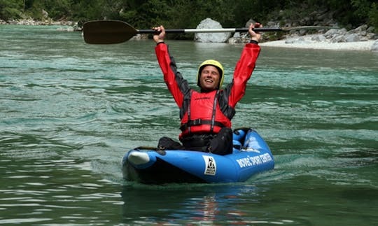 Kayak in Soča