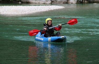 Kayak in Soča