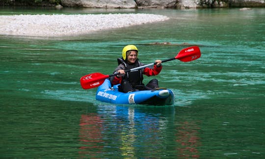 Kayak in Soča