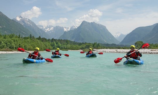 Kayak in Soča