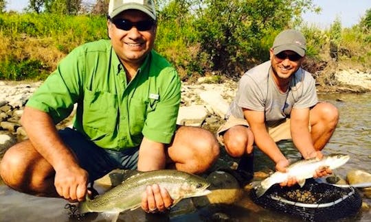 Guided Fly Fishing Trip On Bow River
