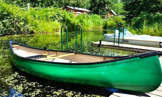 Water Maze Adventures with 3 Person Canoe in La Peche, Canada