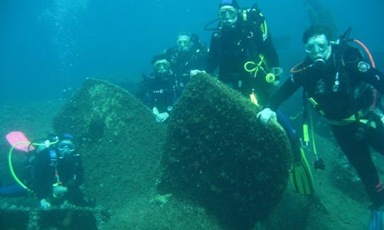 Mergulho em Korčula, Croácia