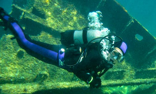 Diving in Korčula, Croatia