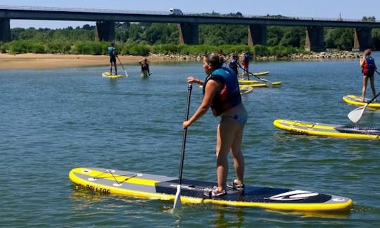 フランスのシャントソーでのSUPレッスン！