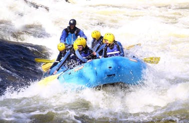 White Water Rafting On River Tay