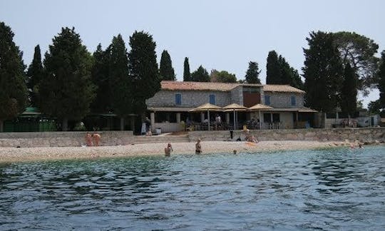 A small restaurant on the othe side of the island of Sv. Jerolim, near Brijuni island