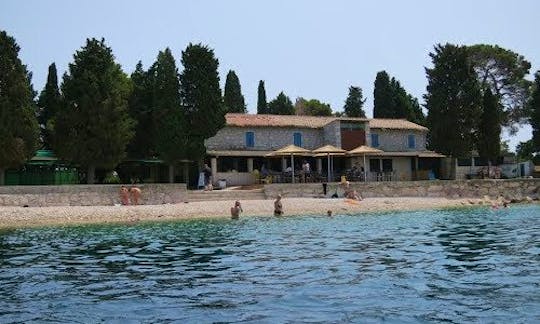 A small restaurant on the othe side of the island of Sv. Jerolim, near Brijuni island