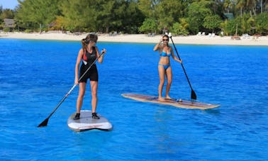 Stand Up Paddle Boarding em Vaitape, Polinésia Francesa