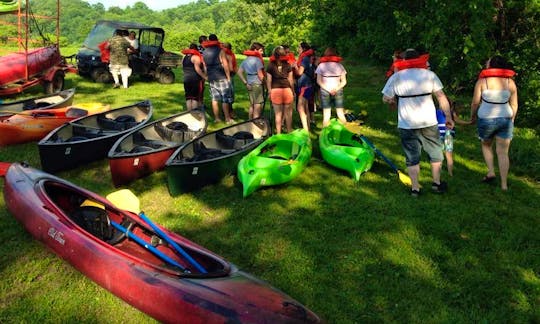 Kayaking Trips to Oxbow Lake in Saint Paul, Virginia