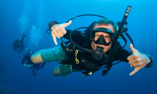 Escape to another world while diving!