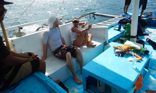 Outrigger Boat Scuba Lessons in Donsol