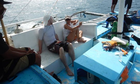 Outrigger Boat Scuba Lessons in Donsol