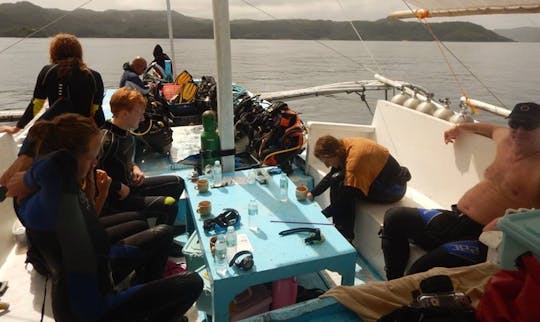 Outrigger Boat Scuba Lessons in Donsol