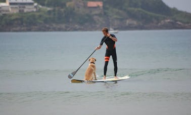 Stand Up Paddleboarding Lessons In Hendaye, France