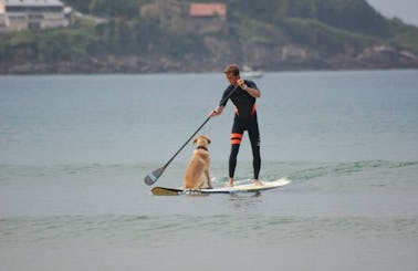 Stand Up Paddleboarding Lessons In Hendaye, France