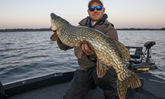 Alberto Rizzini Our Captain olding a nice Irish Pike