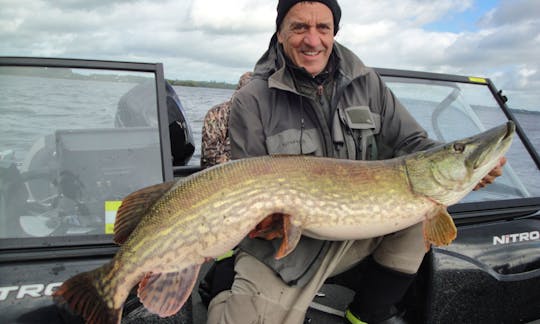 One of our clients with a Big trophy Fish
