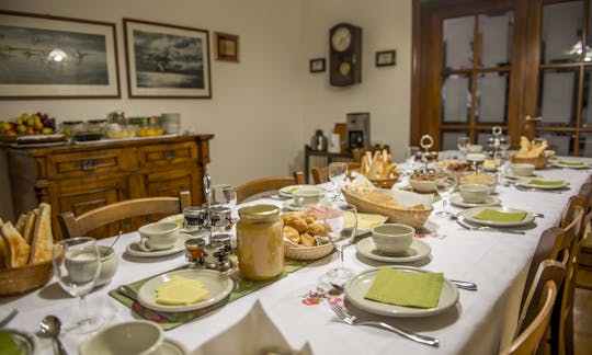 Breakfast room at our Lodge