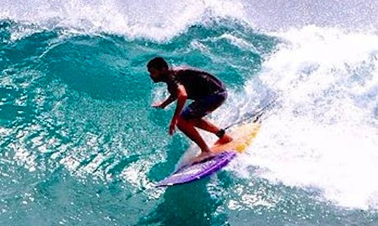 French Speaking Surfing Lessons in Kuta