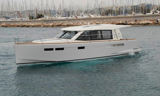 White Fjord 40 Cruiser Motor Yacht Charter in Anatoliki