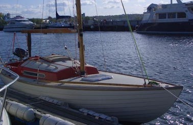 25' Folkboat ''Red Pearl'' Rental In Flensburg