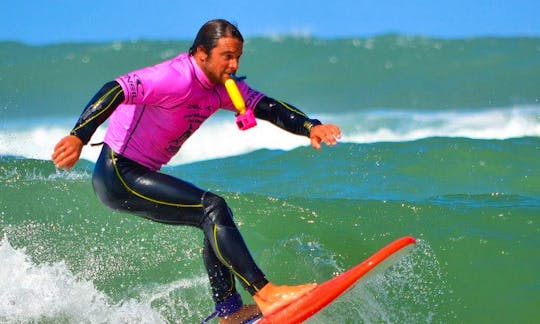 Surf Lesson in Seignosse, France