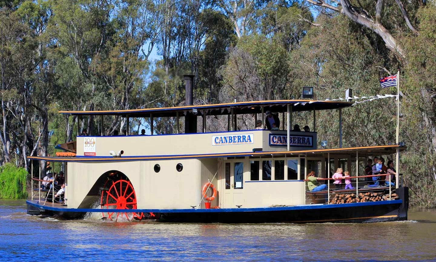 murray river paddle boat cruise