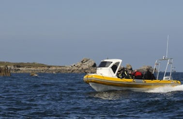 23' RIB Diving Trips in Plouguerneau, France