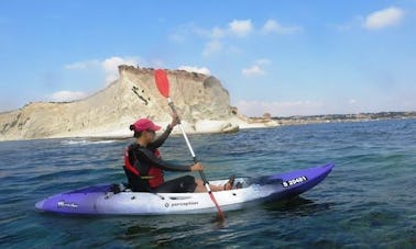 Alquiler de kayaks individuales en Gzira y Salina Bay, Malta