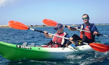 Alquiler de kayaks tándem en Gzira y Salina Bay, Malta