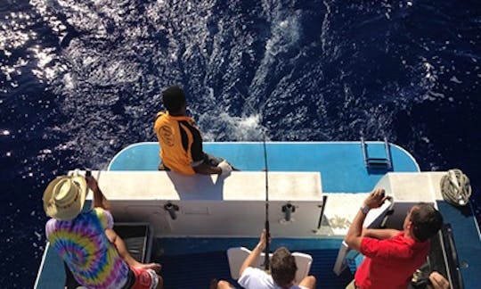 28' Head Boat Fishing Trips in Denarau Island, Fiji