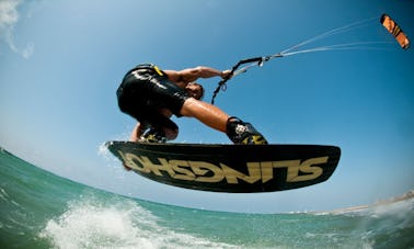 Kiteboarding in Oliva, Spain