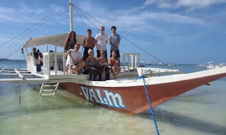 'Valm' Outrigger Boat Diving Trips In Bohol