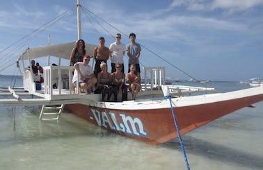 'Valm' Outrigger Boat Diving Trips In Bohol