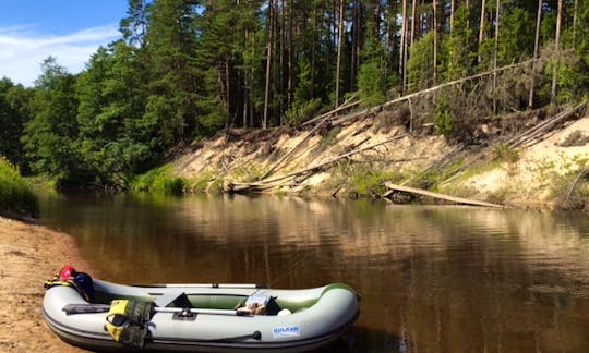 Rent a Dulkan Raft for 4 People in Rīga, Latvia