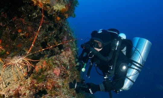 Boat Scuba Lessons in Monte Argentario