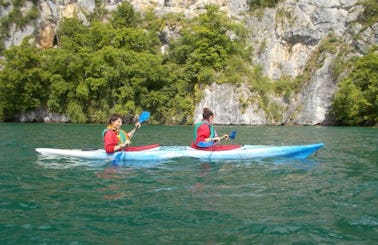 Explore the lakes of Annecy and Bouget with your own Kayak!