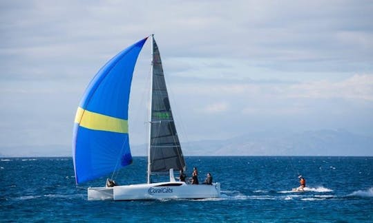 Fast Sailing 27' Catamaran for Charter in Fiji