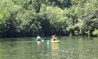 Single Kayak Trip to L' Averon Rivers in Saint-Antonin-Noble-Val